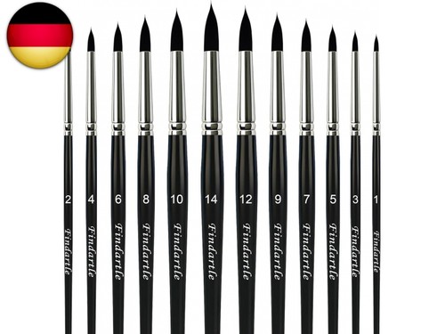 Aquarellpinsel set stück - aquarellpinsel, set,12