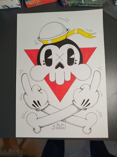 Mickey mouse kunstwerk pop art - mouse,
