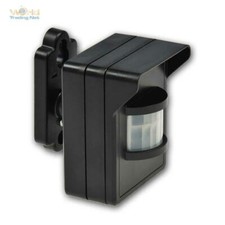 Funk-Außen-Bewegungsmelder 90° für "Pilota Casa" IP44 schwarz 8m PIR-Funkmelder