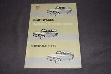 Betriebsanleitung Bedienungsanleitung Moskwitsch 1500 erstklassig