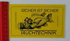 Aufkleber/Sticker: Sicher ist Sicher - Tauchtechnik - Eckernförde (14021751)