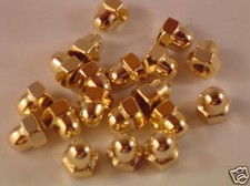 Hutmutter M6 GOLD vergoldet M6