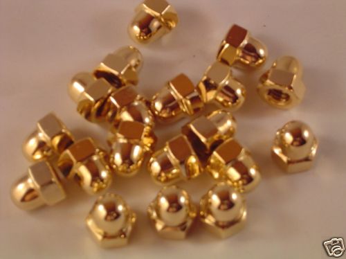 Hutmutter gold vergoldet m8 - gold,
