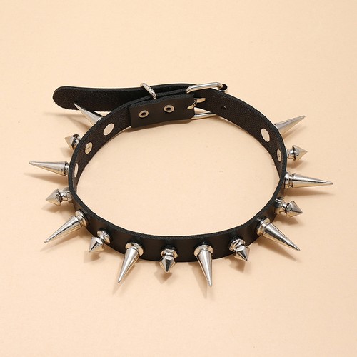 Long spike choker punk - spike,