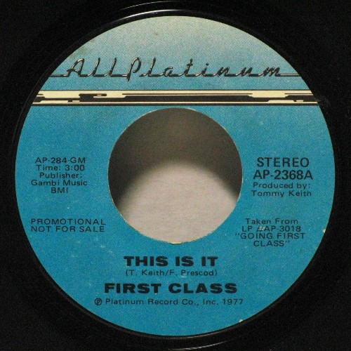 First class this - first,