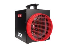 Elektrischer Baustellenheizer mit Thermostat Elektroheizgebläse Werkstattheizung