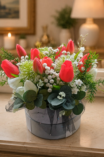 Dekorativer blumenstrauß - dekorativer, im