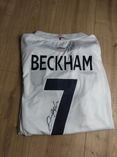 David beckham trikot autogramm - david,