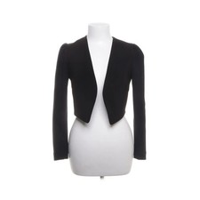 H&M, Bolero, Größe: 36, Schwarz, Elasthan/Polyamid/Polyester/Viskose #F9E