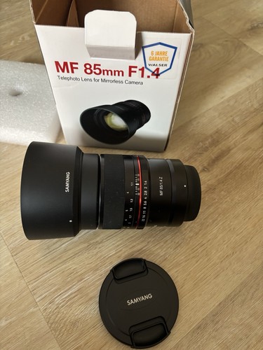 Samyang 85mm in ovp - mf,