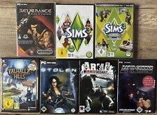 7 PC Spiele Sammlung Valhalla Hills, Die Sims 3, Stolen, ArmA