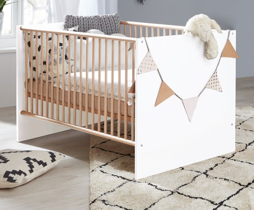 Babybett gitterbett weiß - babybett,