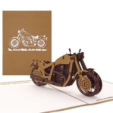 Pop Up Karte "Motorrad" 3D