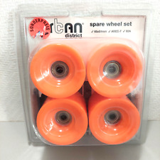 urban district spare wheel set Ersatzrollen für Kickboard Orange 65x51mm ABEC-7