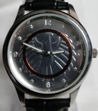 Schwarz/Silberne Deutschland Adler Quarz Analog Armbanduhr