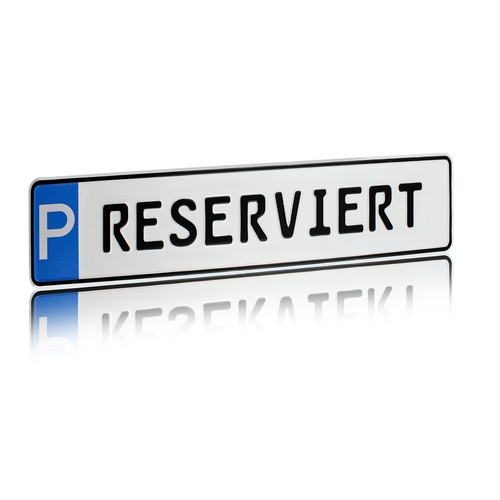 Individuelles parkplatzschild - individuelles,