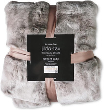 Wohn- Kuscheldecke Felloptik