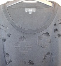 C&A @ Shirt @ SCHWARZ @ oversized @ GLITZER @ neuwertig @ Größe XXL @