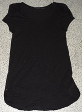 Damen Longshirt Kurzarm