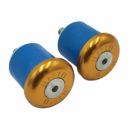 Nitto bar end cap gold - bar,