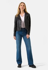 Bikerjacke mit Reverskragen