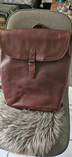 Leder Rucksack-Tasche 2in1
