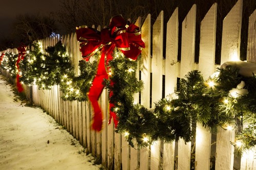 Led girlande mit - girlande, lichterkette