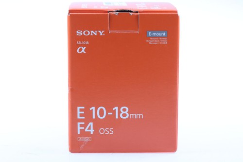 Sony 18mm 4 0 oss - f/4,0,