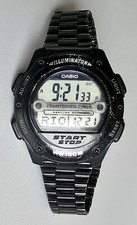 CASIO ILLUMINATOR WR 100 M ALARM WORLD TIME 3100 W-756 Chronograph Armbanduhr