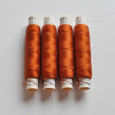 Rar! 4 x Gütermann Farb. Nr. 377 "Ideal Seide" Nm 100/3 50 Meter Röllchen