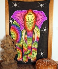 Goa Wandtuch, UV Schwarzlicht
