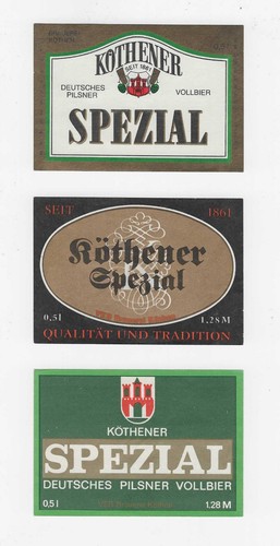 Ddr 3 stück bieretik - ,