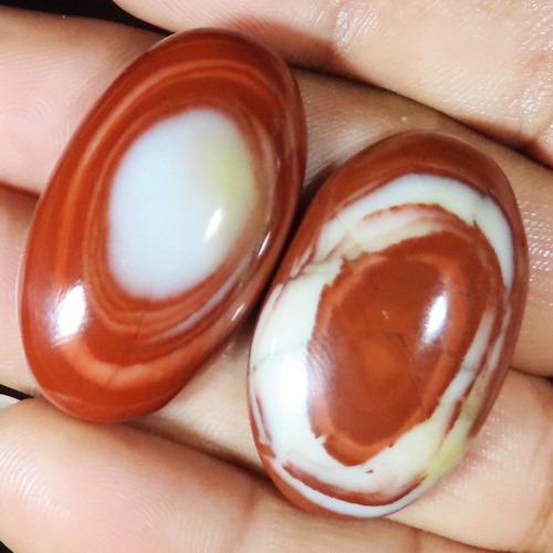 Roter augenachat cabochon - roter,