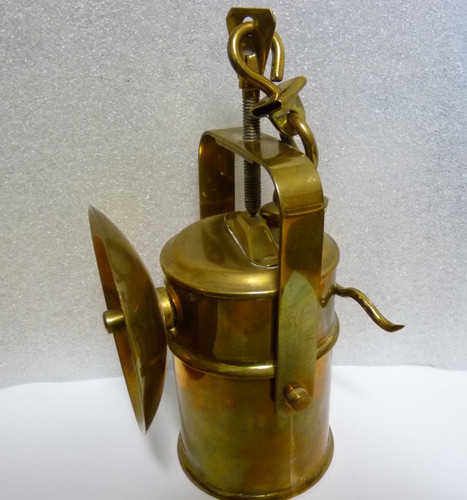 Grubenlampe antik alt - antik,
