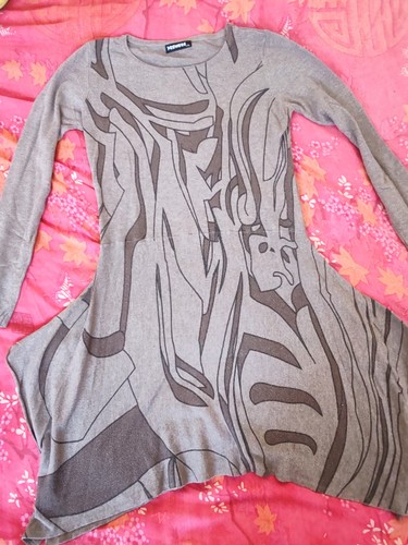 Vintage asymmetrisches kleid - vintage,