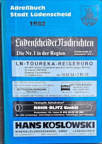 Adreßbuch stadt lüdenscheid - stadt,