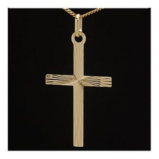 Kreuz anhänger gold 333 - gold,
