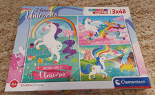 3 Einhorn Puzzle 3*48 ab 4
