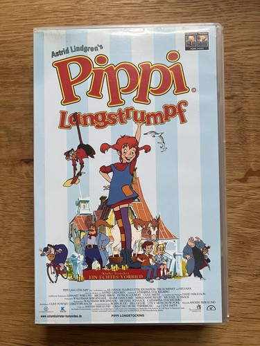 Pippi langstrumpf vhs kassette - pippi,