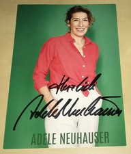 Adele Neuhauser Original signierte Autogrammkarte Autogramm Karte TV Film #24