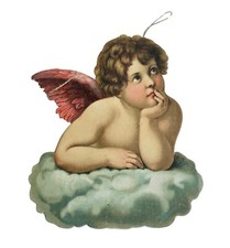 Alter Christbaumschmuck, Engel