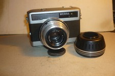 Schöne DDR Kamera Werra 1 mit Carl Zeiss Jena Q1 Tessar 2,8/50 mit Deckeln !