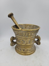 Bronze Mörser mit Stößel