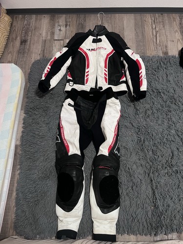 Motorrad leder anzug - motorrad,