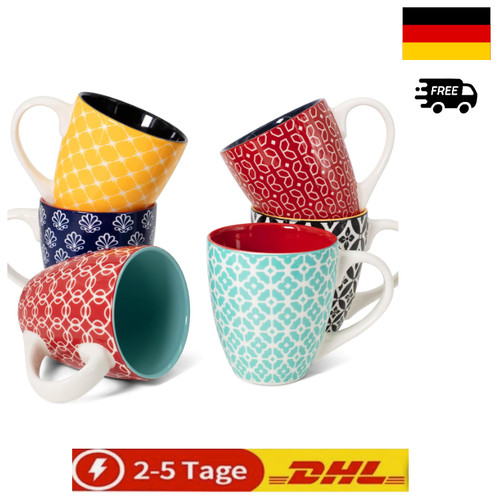 Dowan kaffeetassen set - kaffeetassen, 6er