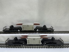 2x Märklin Tiefladewagen mit