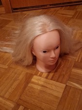 puppen kopf frisuren Üben Frisieren Model Zopf Schminken Schminkkopf