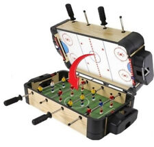 Tischkicker Tischeishockey Tischfusball Tisch Game Mini Tisch Spiel 2 in 1 Multi