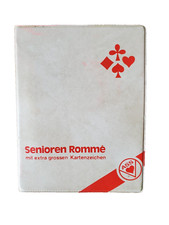 ASS Senioren-Rommé Canasta Bridge Skat Doppelkopf große Kartenzeichen vintage