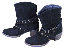 Damen Stiefeletten Biker Boots